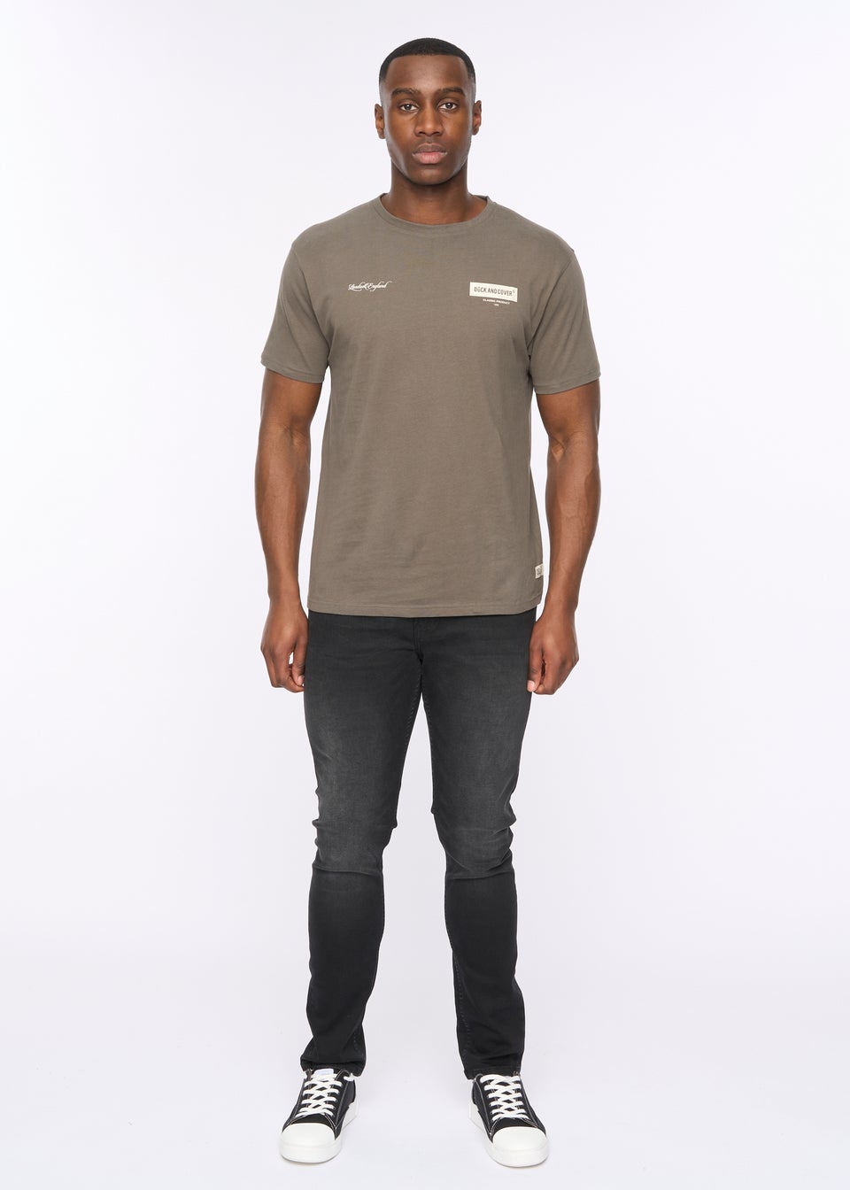 Duck & Cover Dark Olive Mersak T-Shirt