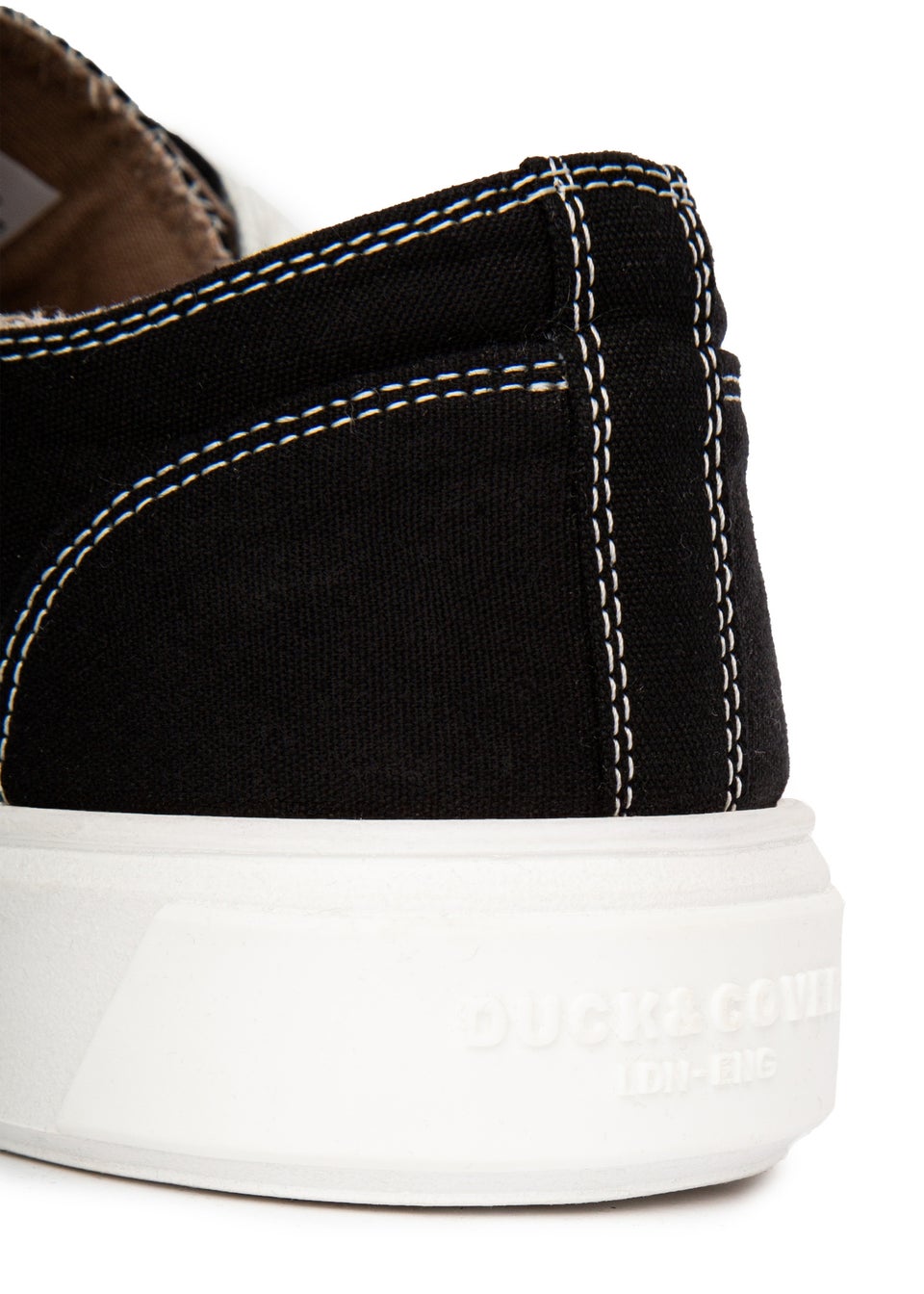 Duck & Cover Black Nesta Trainers
