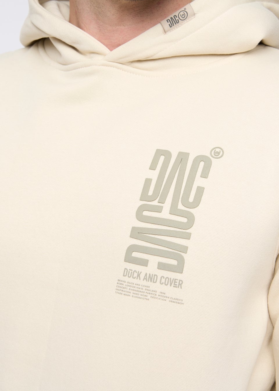 Duck & Cover Light Sage Tremake Hoodie