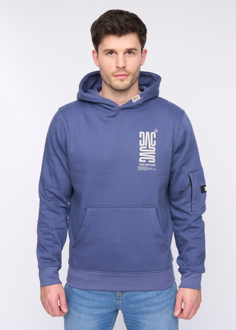 Duck & Cover Navy Tremake Hoodie