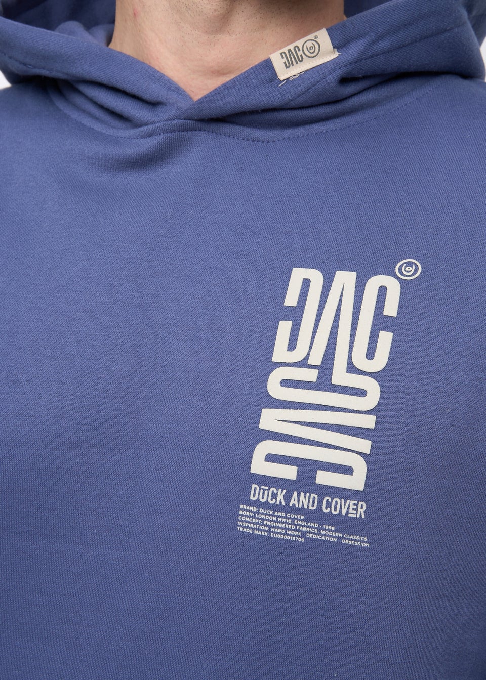 Duck & Cover Navy Tremake Hoodie
