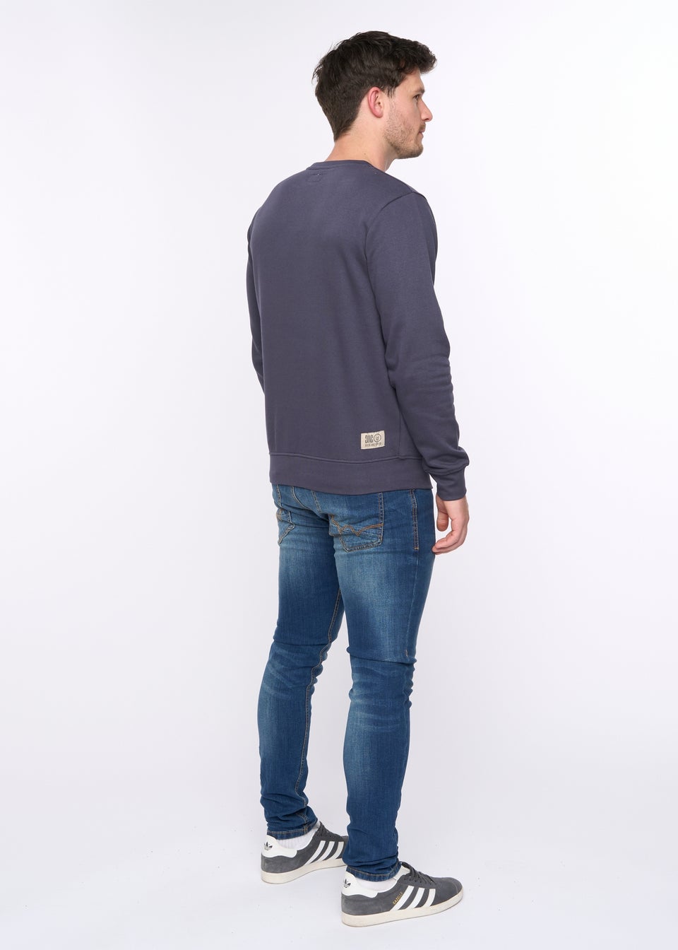 Duck & Cover Dark Navy Trenforth Crew Sweat