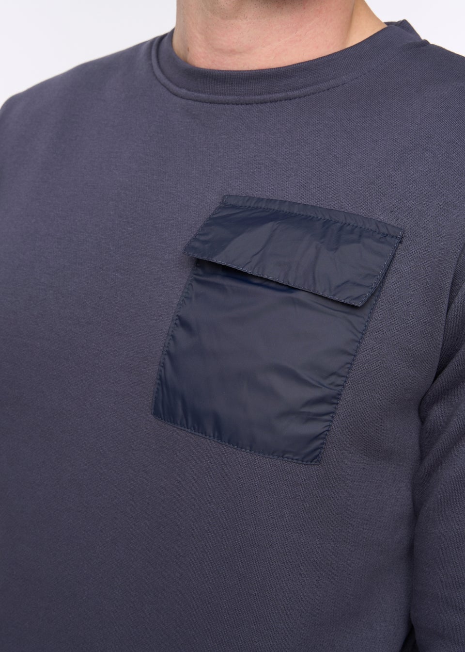 Duck & Cover Dark Navy Trenforth Crew Sweat