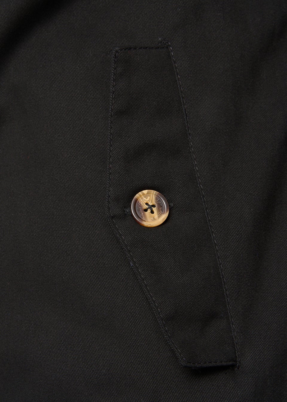 Bewley & Rich Black Dartmoore Harrington Twill Jacket