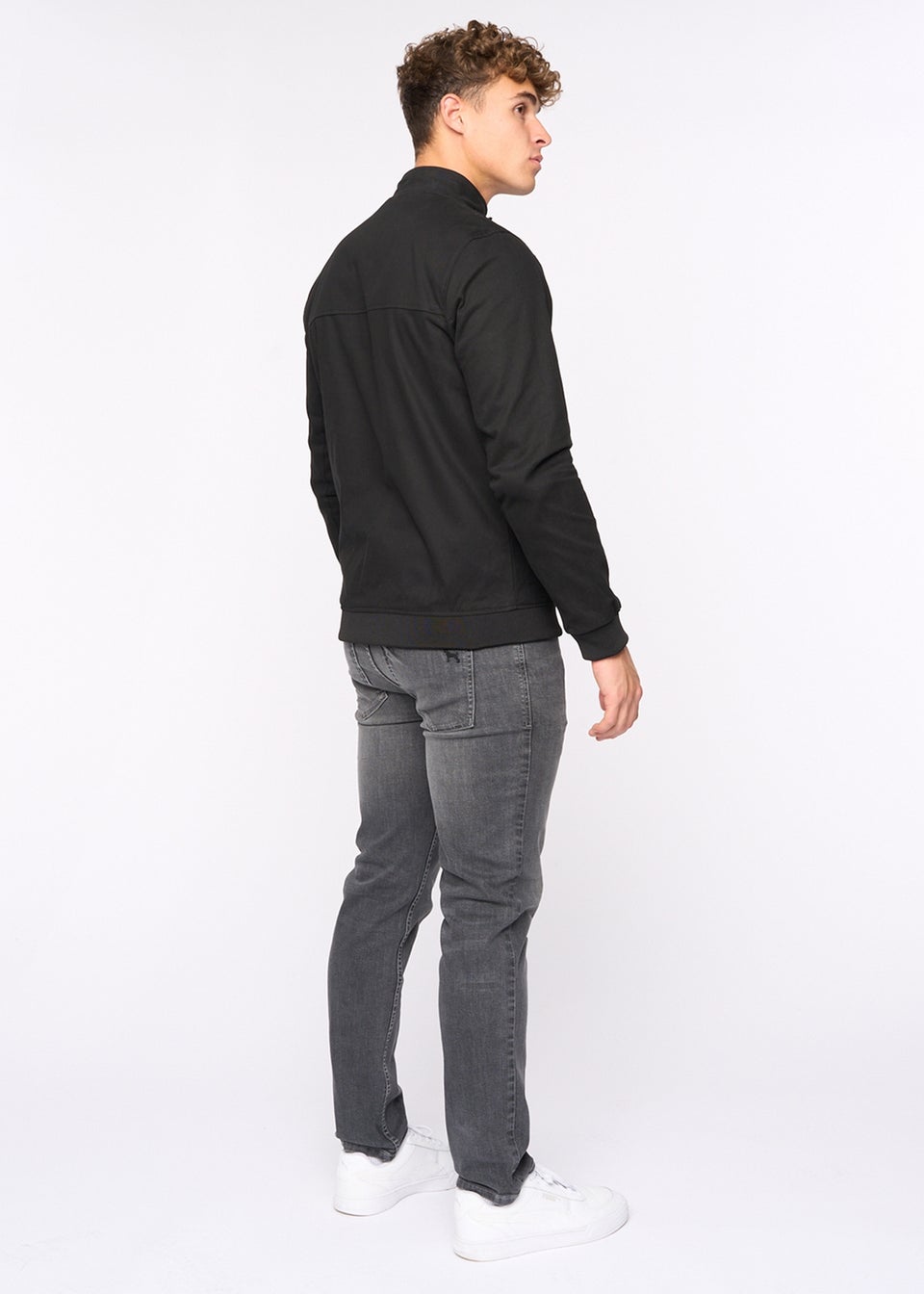 Bewley & Rich Black Tavistock Harrington Jacket