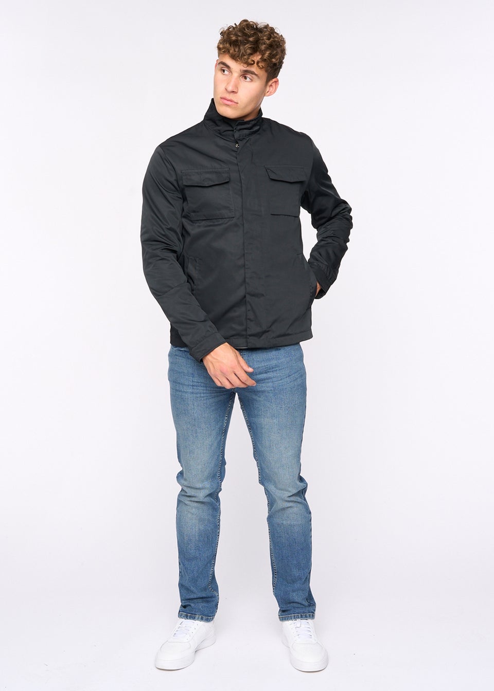 Bewley & Rich Black Bainbridge Utility Jacket