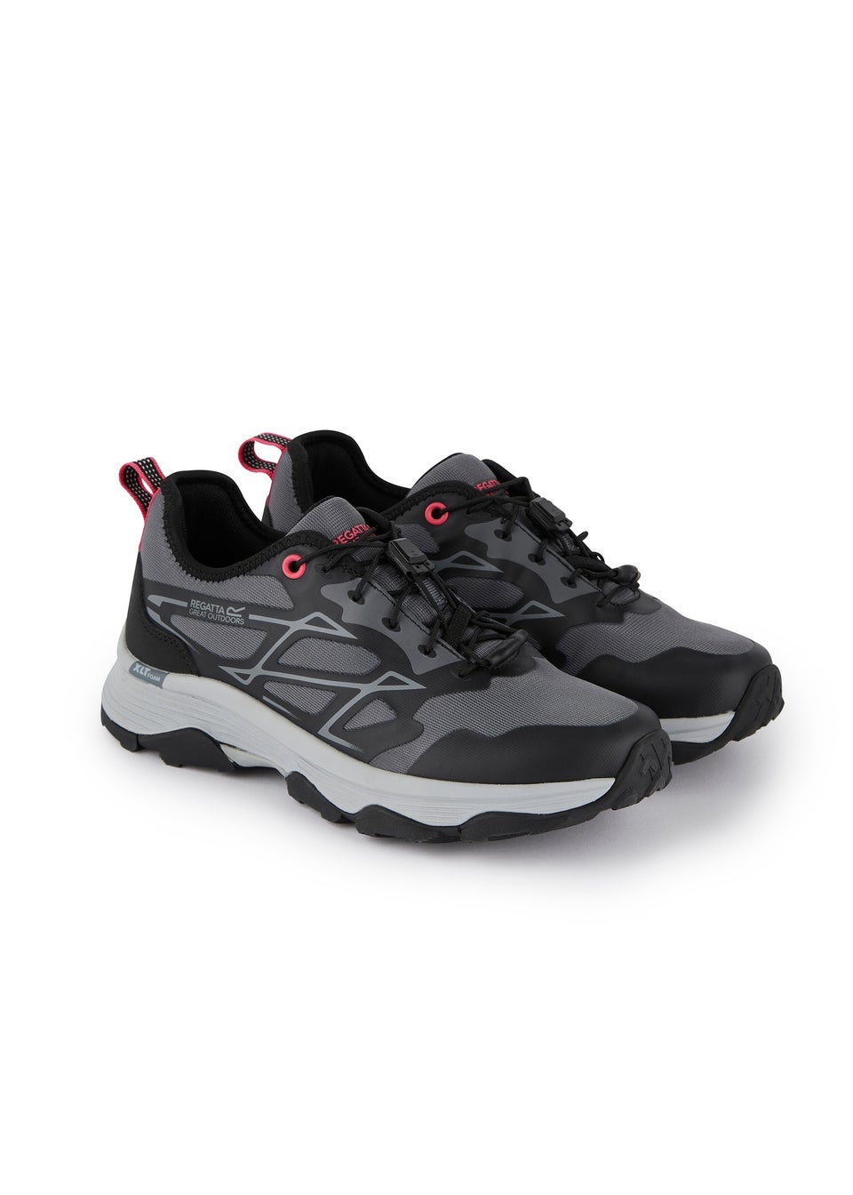Regatta Seal Grey Peach Bloom Blaze Water Repellent Trainers