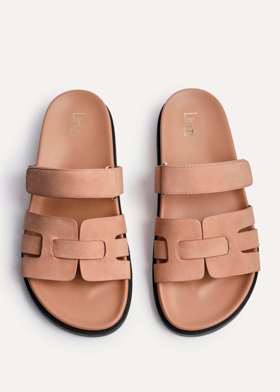 Linzi Essential Dusky Pink Slip On Sandal