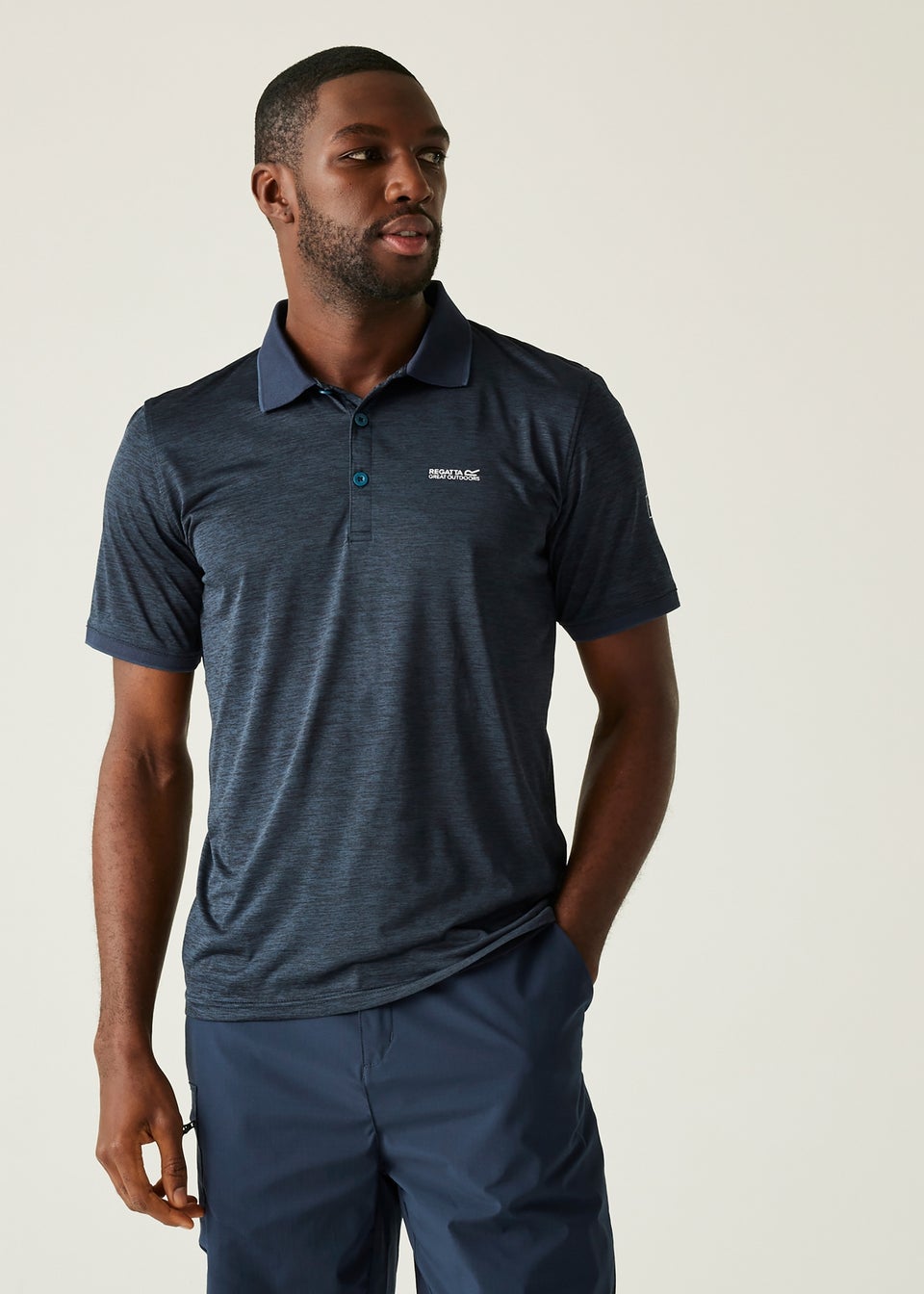 Regatta Navy Remex II Quick Dry T Shirt