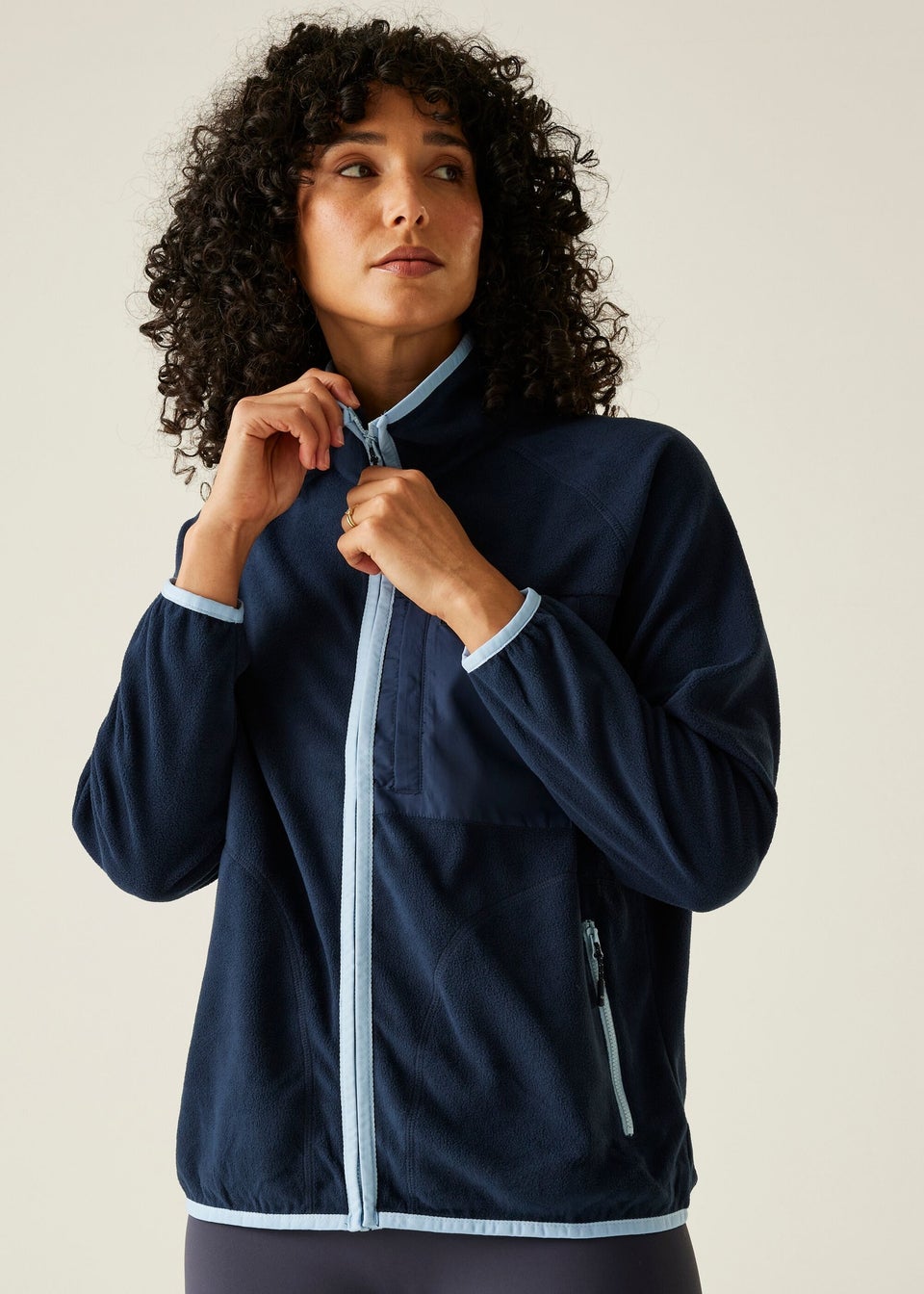 Regatta Navy Chambray Blue Lilana Fleece