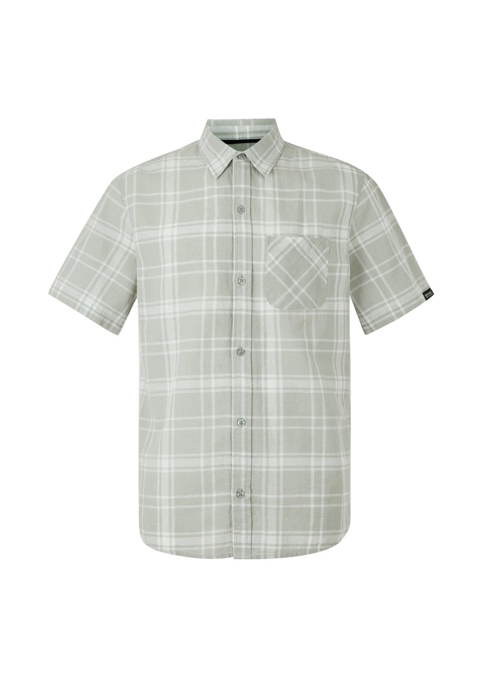 Regatta Silver Grey Check Loran Shirt