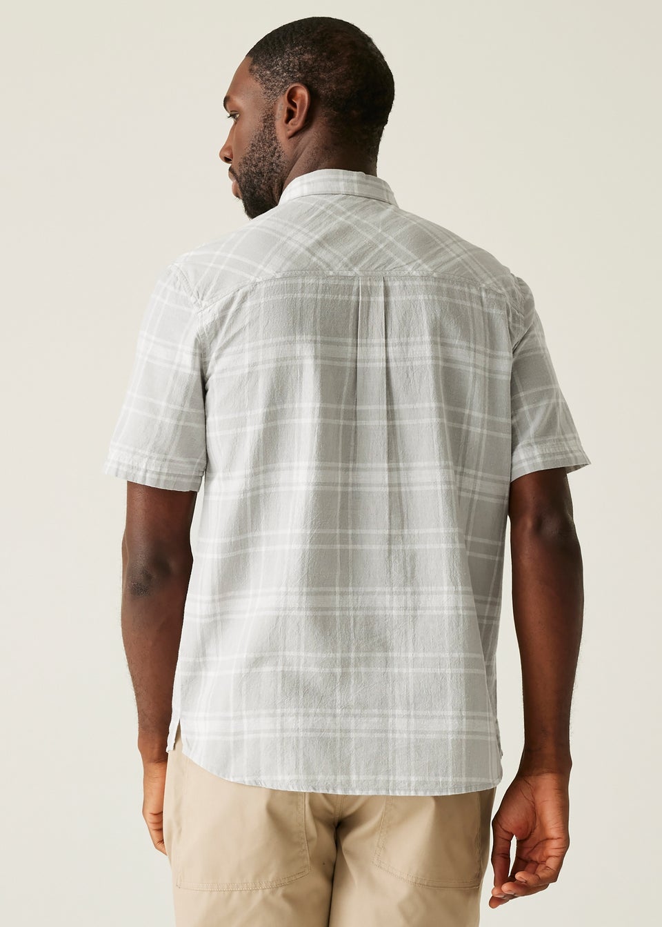 Regatta Silver Grey Check Loran Shirt