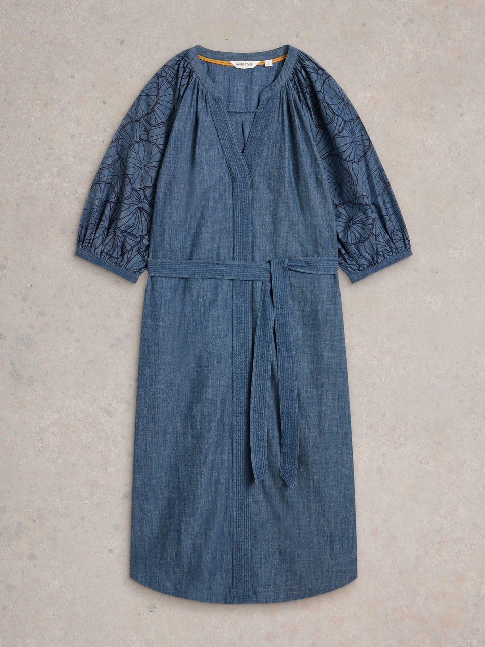 Chambraykleid Finley