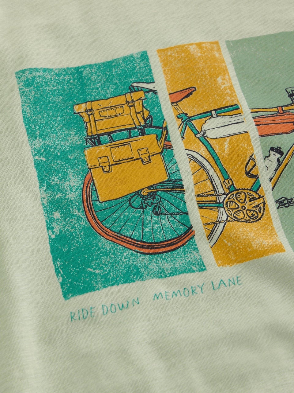 T-Shirt Abersoch mit Bike-Motiv