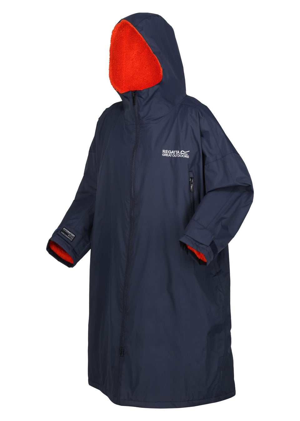 Regatta Navy/Orange Lining Changing Waterproof Hydrofort Robe