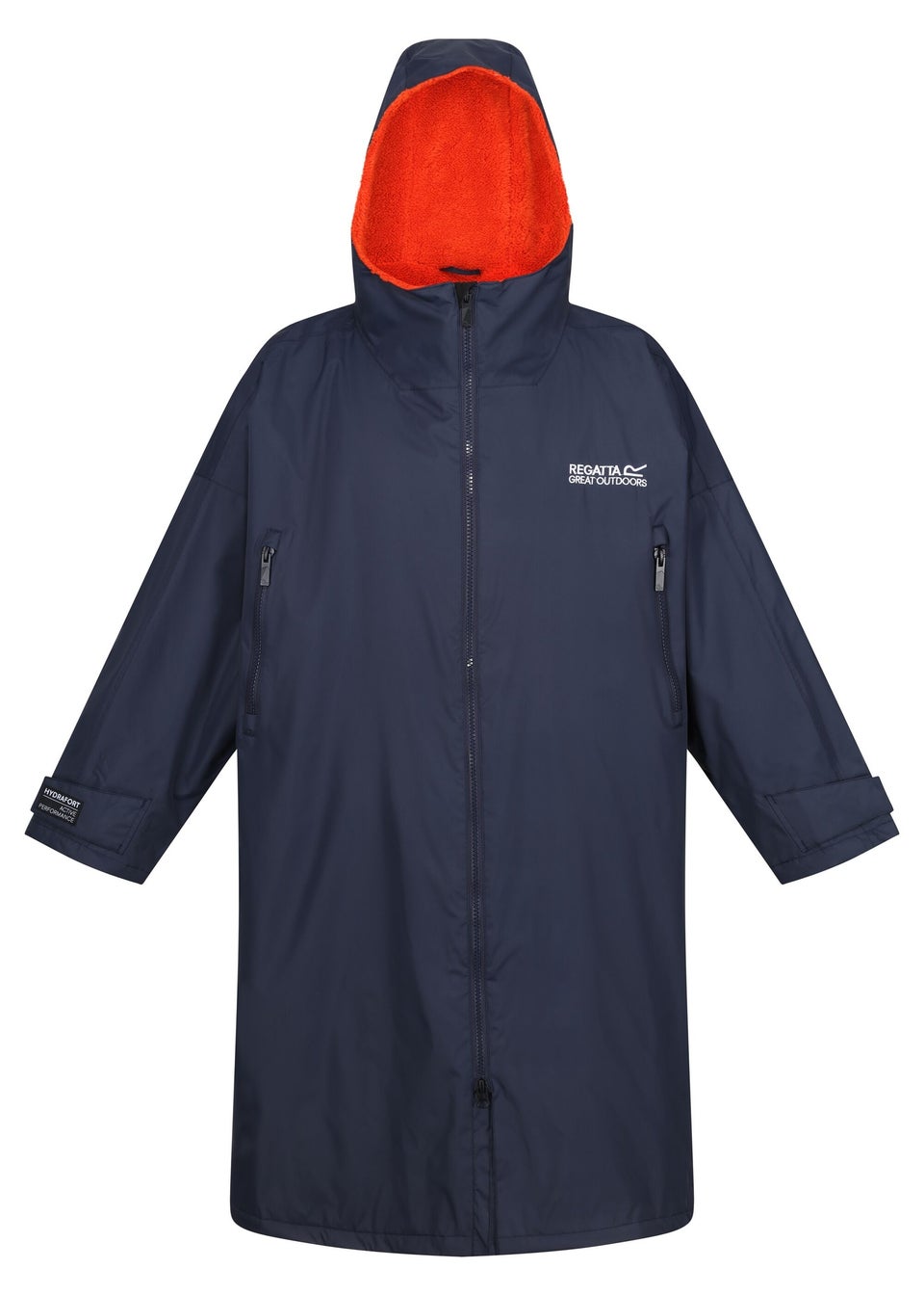 Regatta Navy/Orange Lining Changing Waterproof Hydrofort Robe