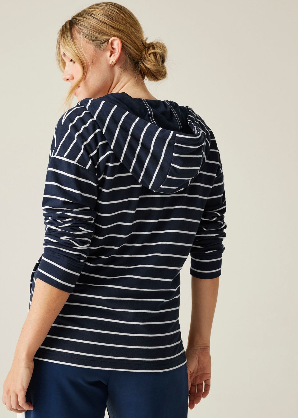 Regatta Navy White Stripe Bayletta II Hoody