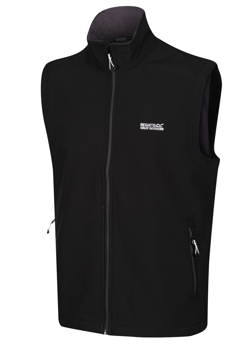 Regatta Black Bradwell III Water Repellent Softshell Bodywarmer