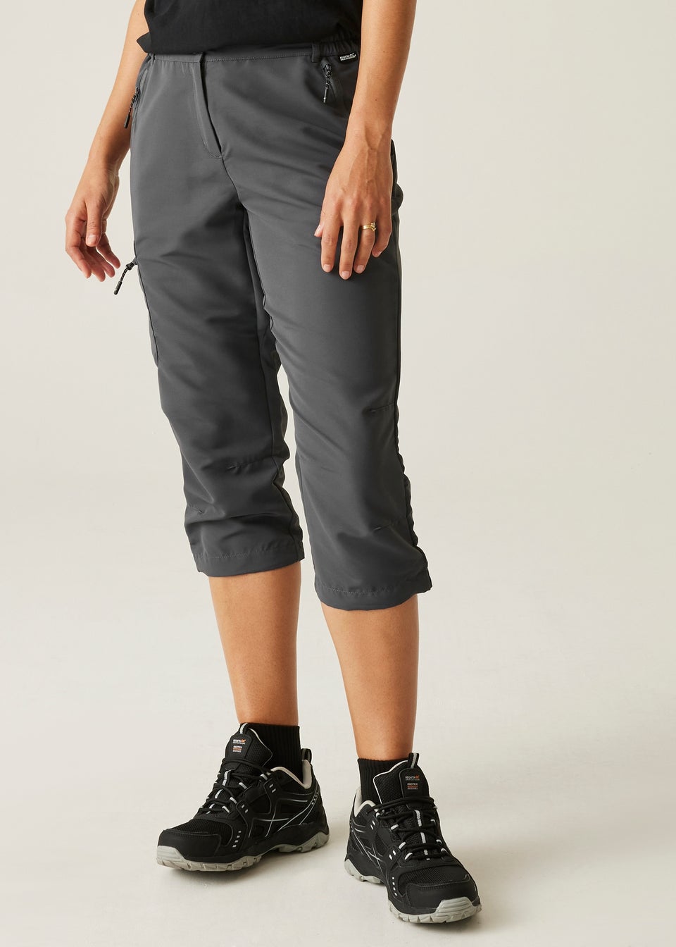 Regatta Seal Grey Chaska III Water Repellent Capri