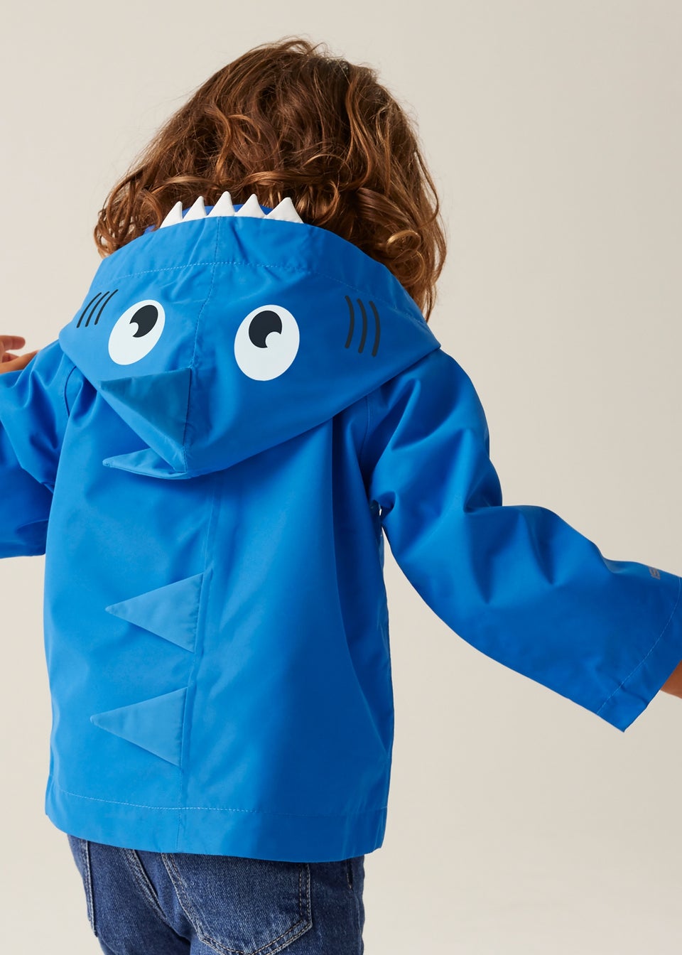 Regatta Hawaiian Azure Blue Kids Animal Lightweight Hydrofort Jacket (6 Months - 6 Years)