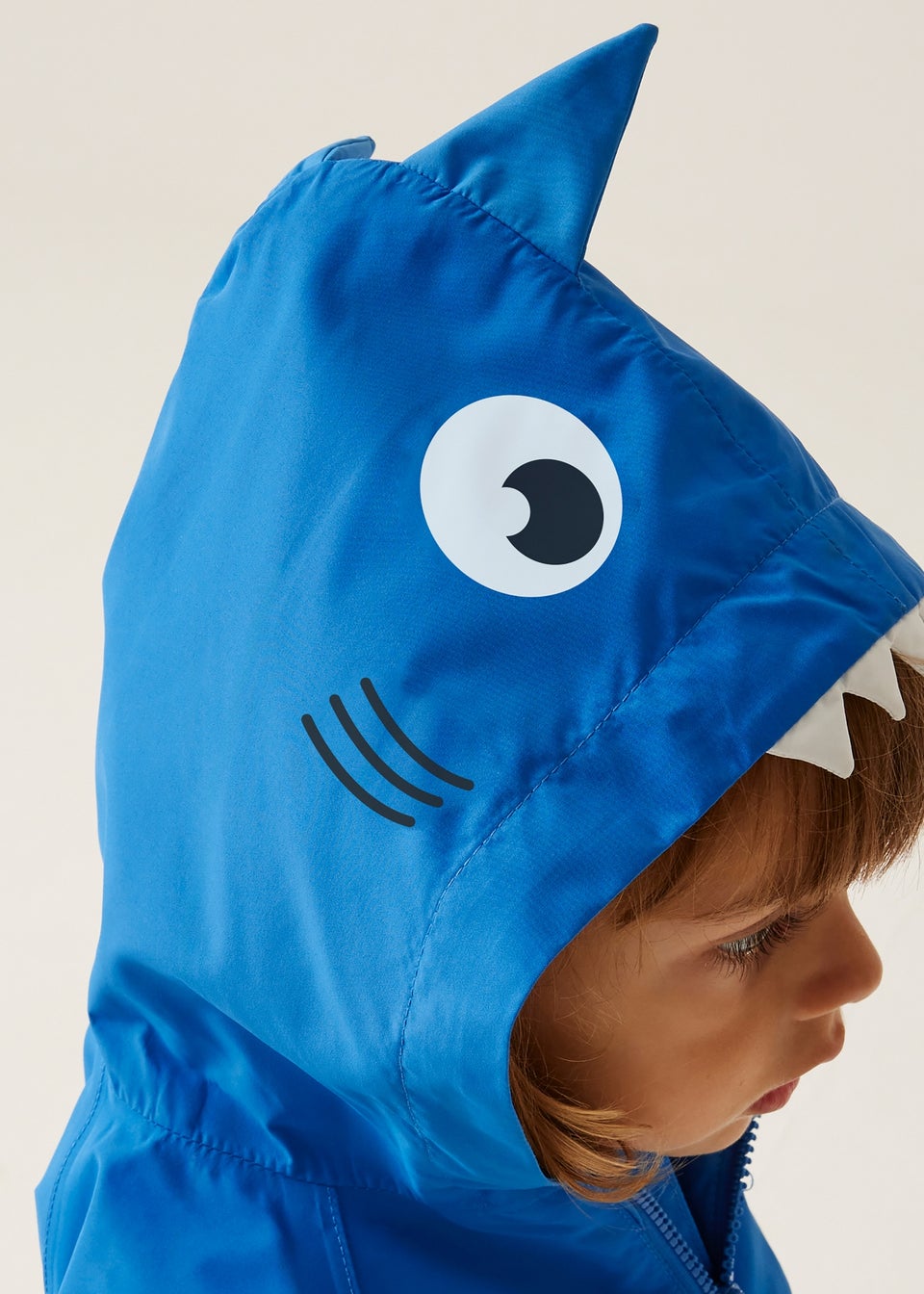 Regatta Hawaiian Azure Blue Kids Animal Lightweight Hydrofort Jacket (6 Months - 6 Years)