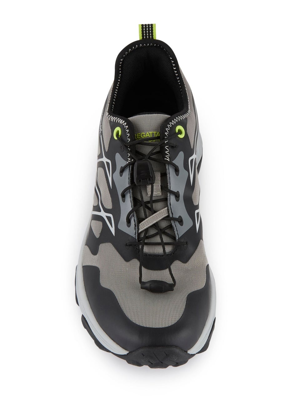 Regatta Grey/Black Lime Blaze Water Repellent Trainers