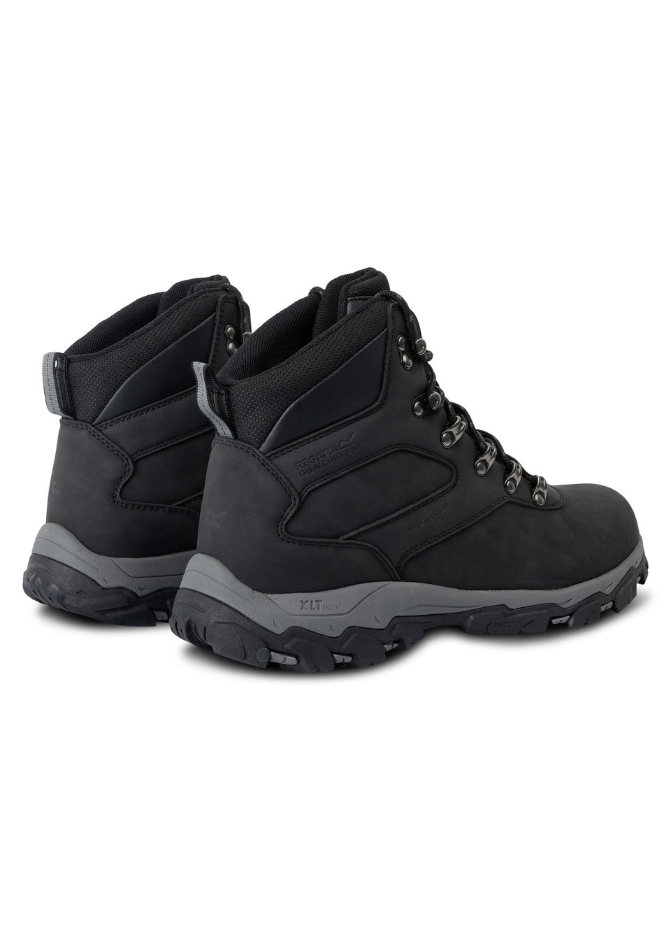 Regatta Black Holcombe Classic Waterproof Breathable Isotex Walking Boots