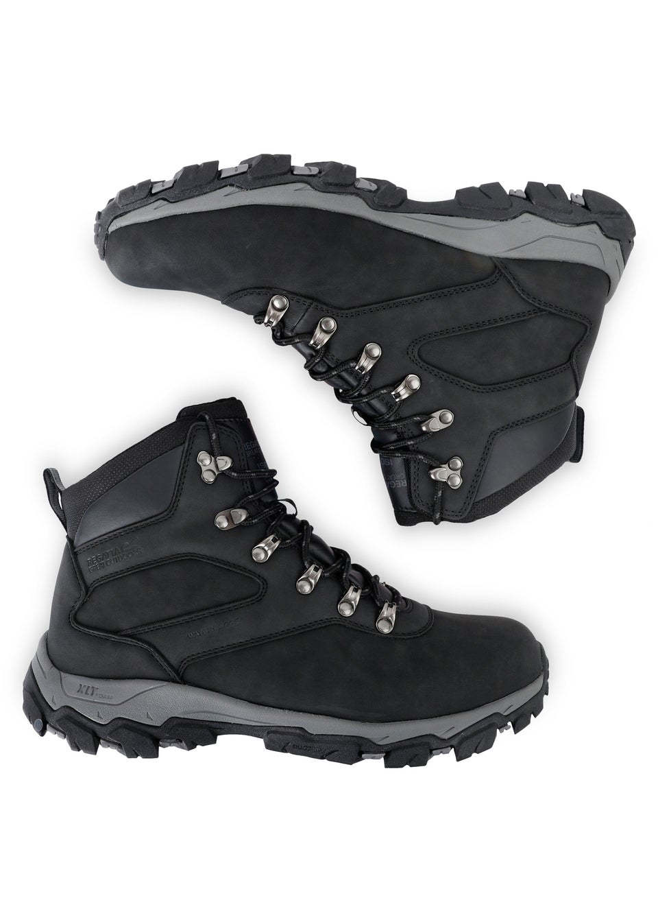 Regatta Black Holcombe Classic Waterproof Breathable Isotex Walking Boots