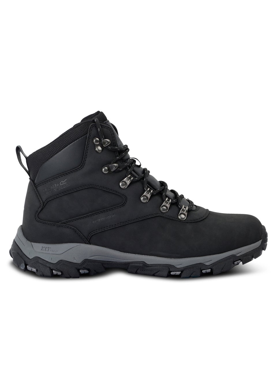 Regatta Black Holcombe Classic Waterproof Breathable Isotex Walking Boots