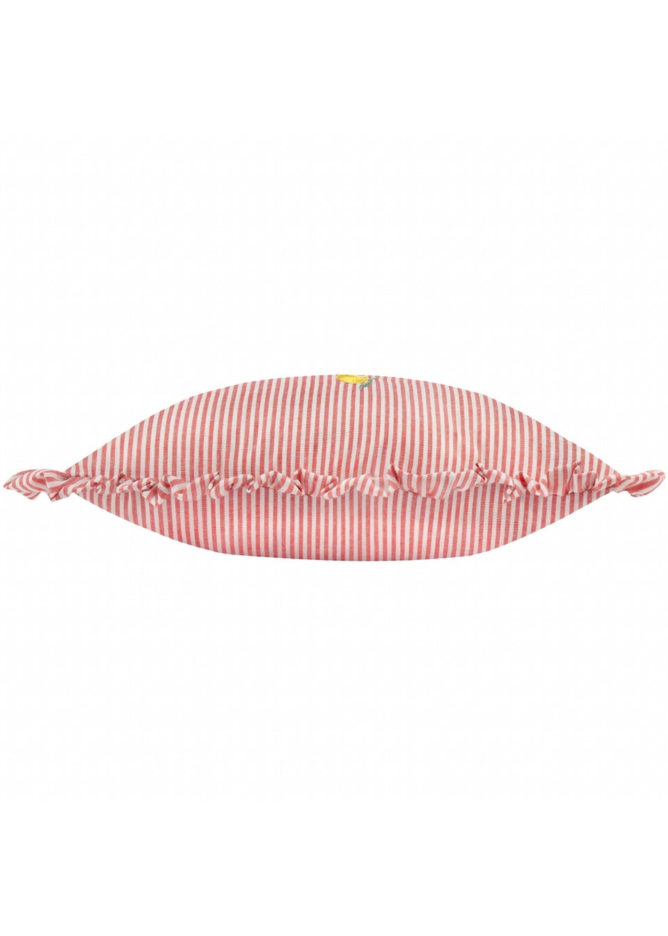 Furn Les Fruites Embroidered Ruffle Lemon Cushion (30 x 50 x 8 cm)