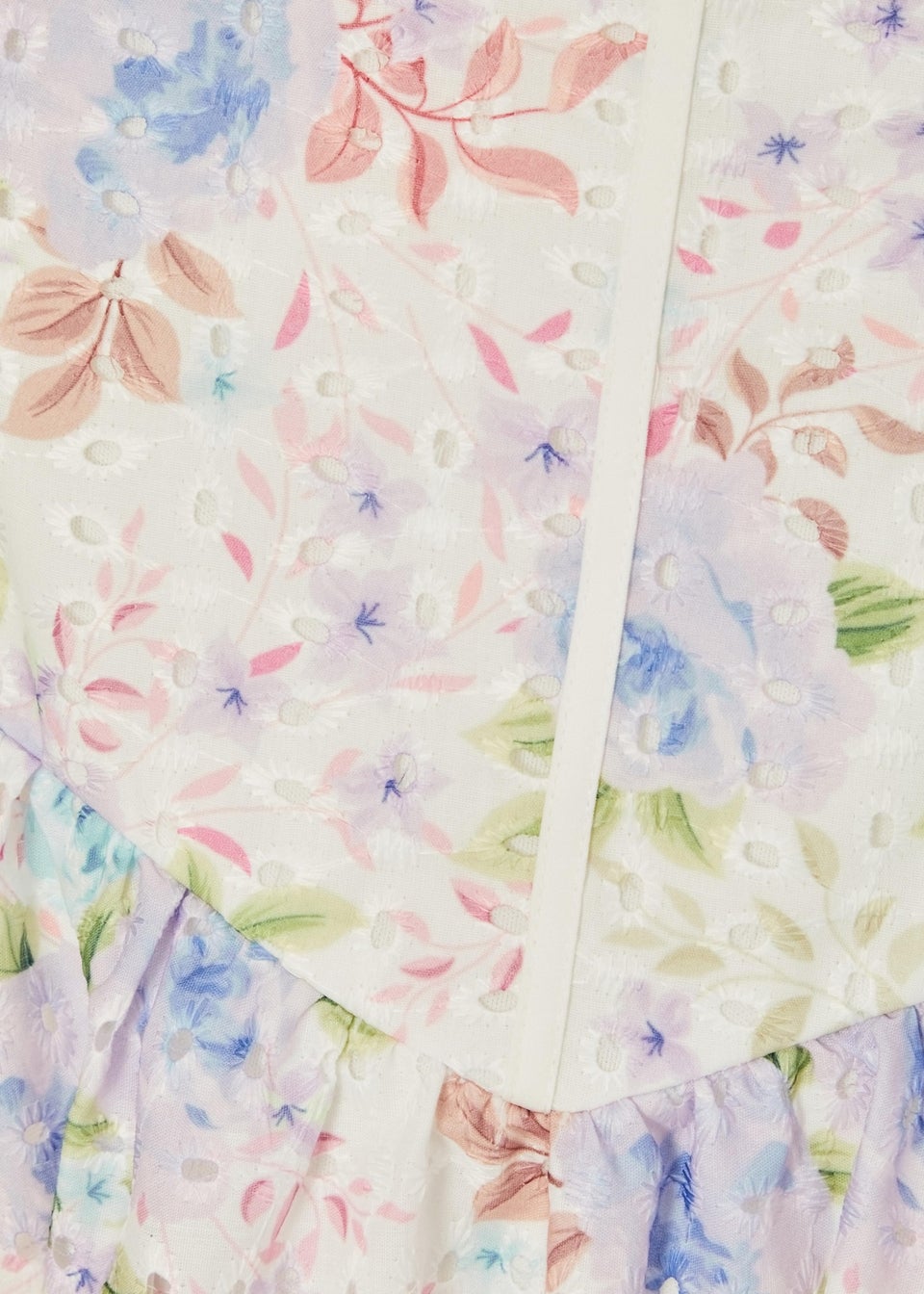 Quiz Multi Curve Floral Embroidered Midi Dress