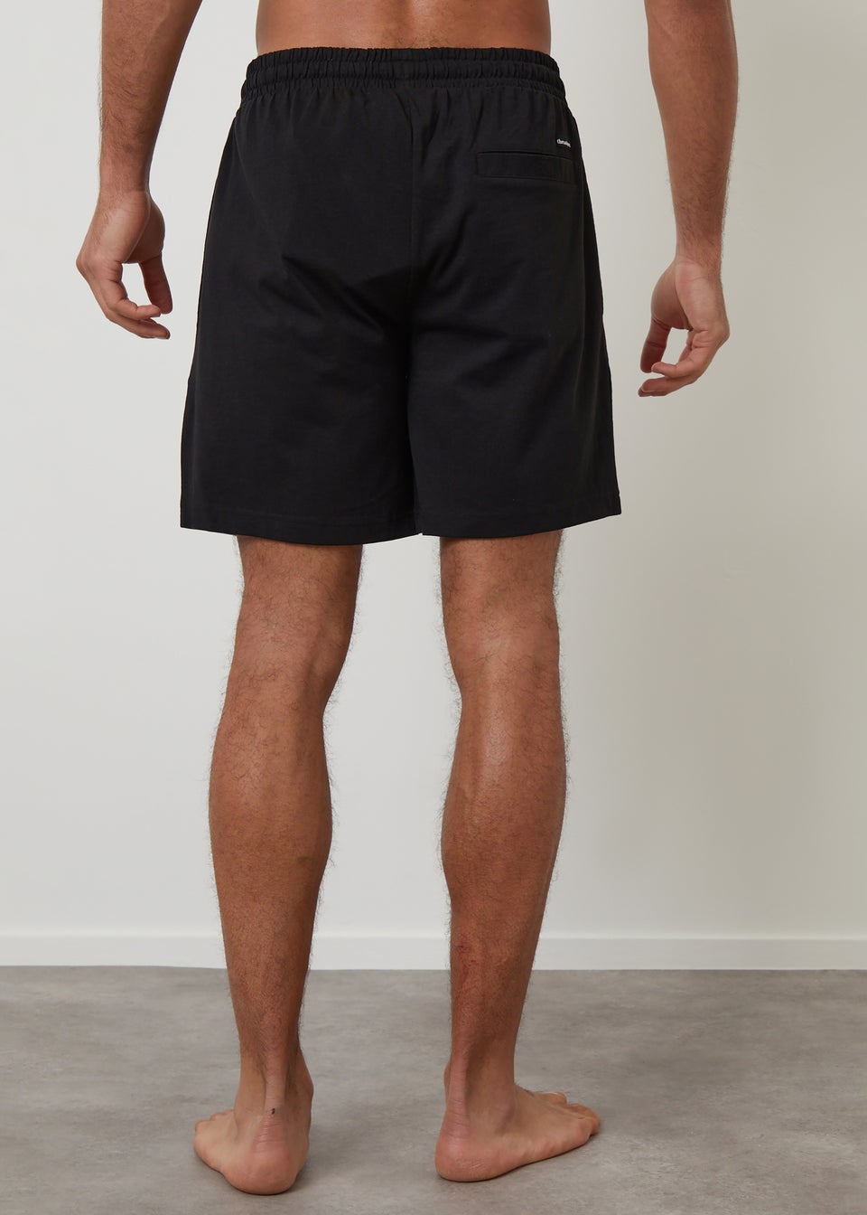Threadbare Black 2 Pack Cotton Blend Lounge Shorts