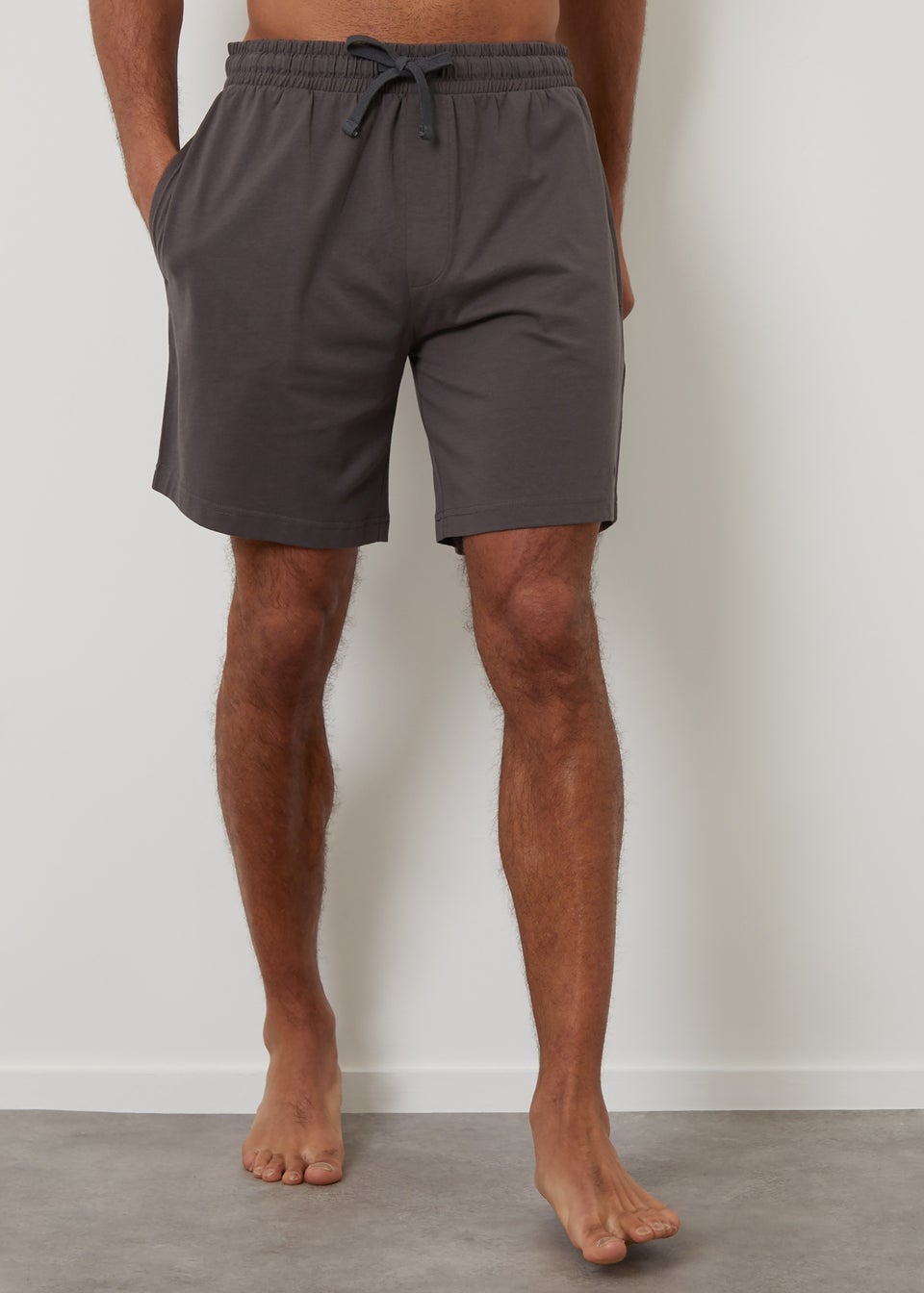 Threadbare Black 2 Pack Cotton Blend Lounge Shorts