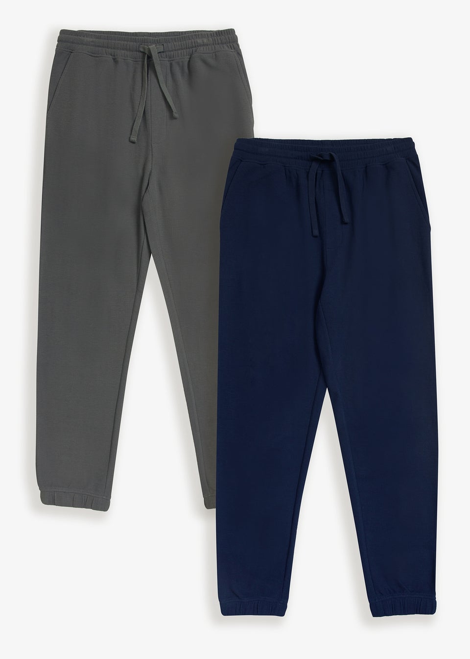 Threadbare Navy 2 Pack Waffle Textured Cotton Lounge Pants