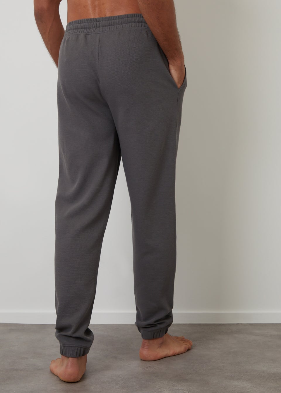 Threadbare Navy 2 Pack Waffle Textured Cotton Lounge Pants