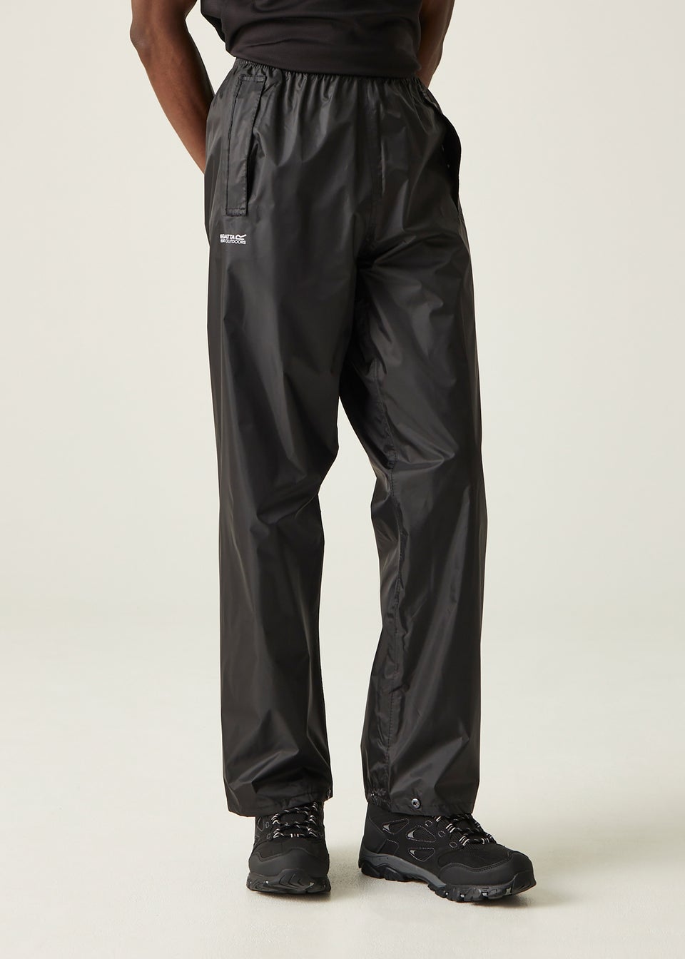 Regatta Black Adult Stormbreak Waterproof Hydrofort Overtrousers