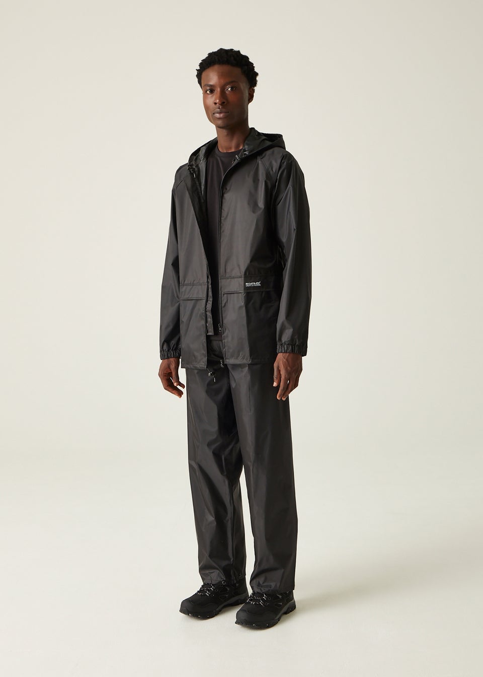 Regatta Black Adult Stormbreak Waterproof Hydrofort Overtrousers