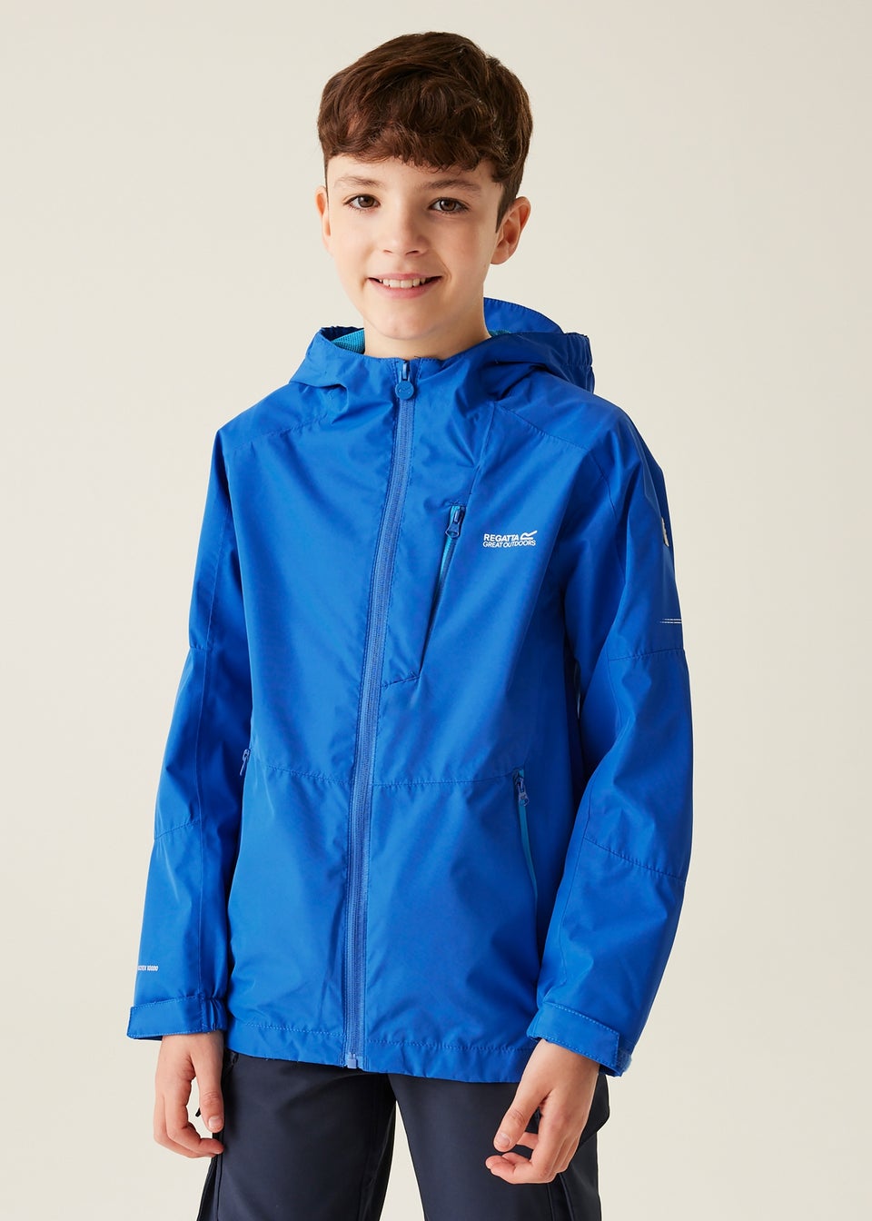 Regatta Blue Kids Junior Calderdale III Waterproof Breathable Isotex Jacket (3-16 Years)