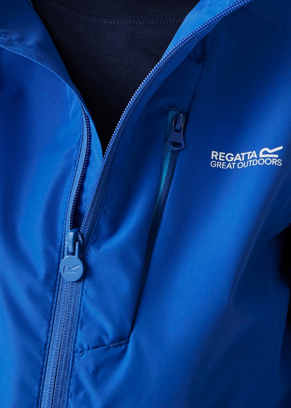 Regatta Blue Kids Junior Calderdale III Waterproof Breathable Isotex Jacket (3-16 Years)