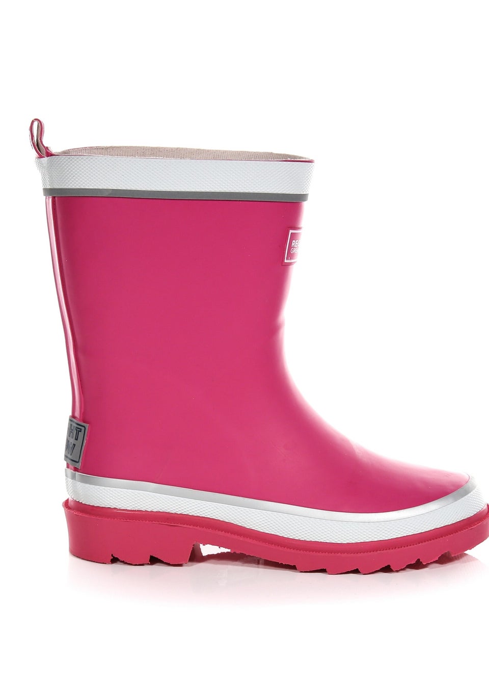 Regatta Rose Pink Kids Foxfire Reflective Wellies
