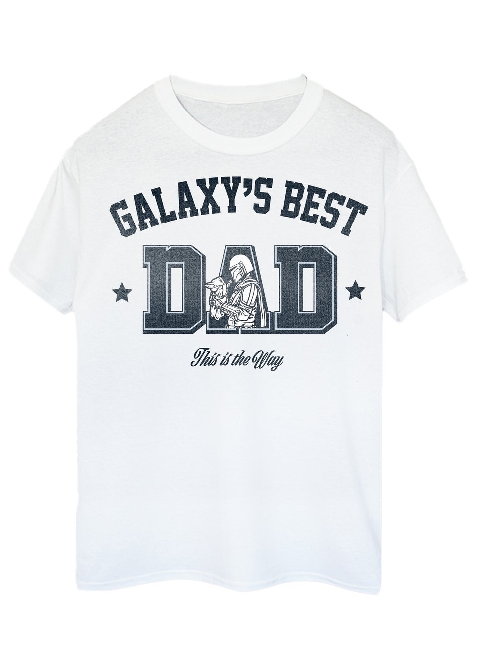 Star Wars Best Dad White T Shirt
