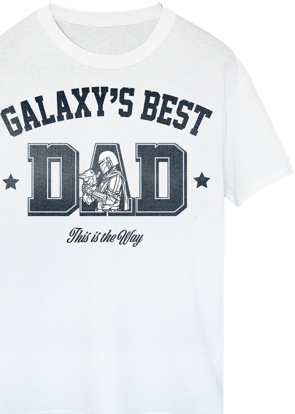 Star Wars Best Dad White T Shirt