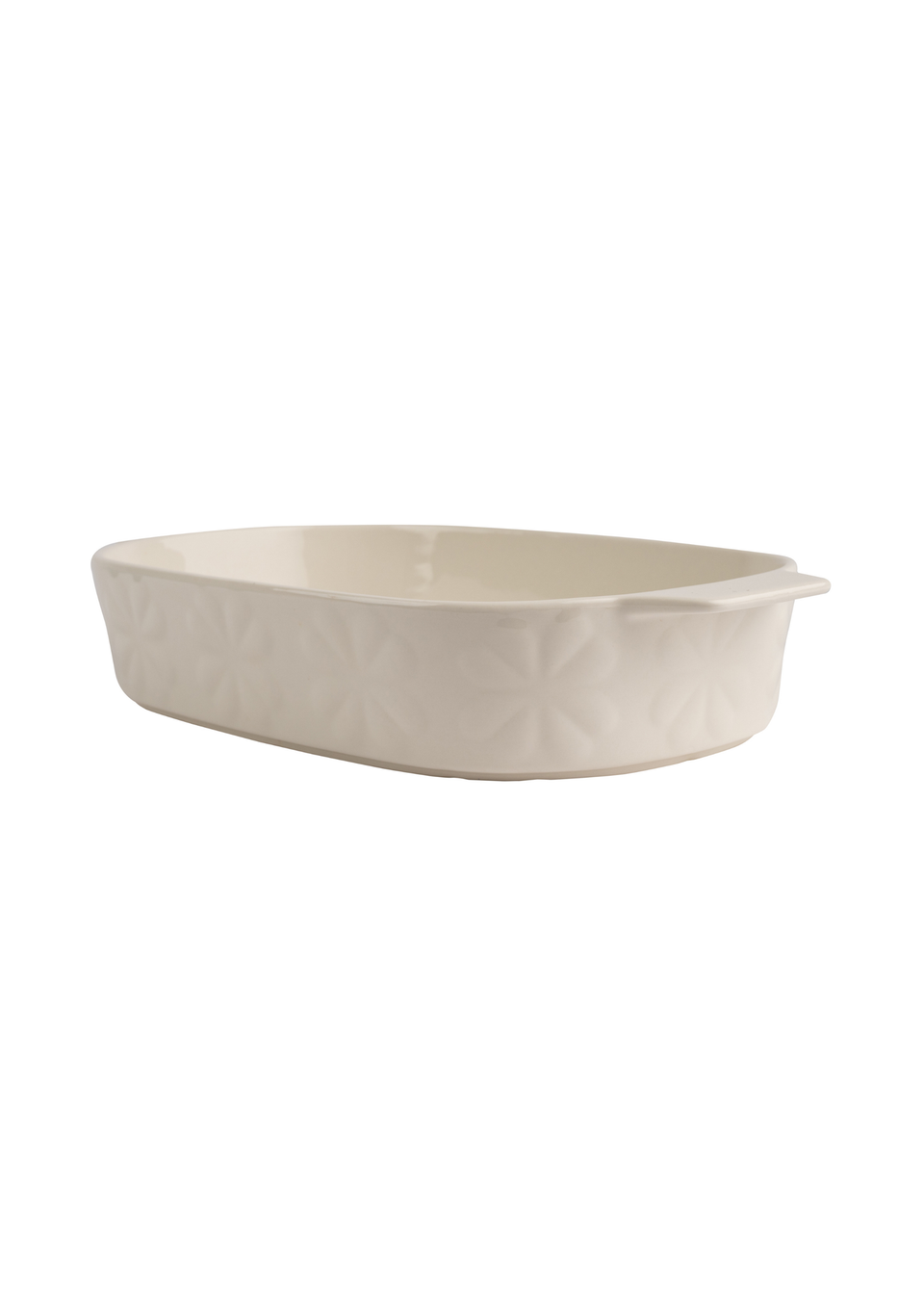 Beau & Elliot Ivory Carnaby Small Porcelain Embossed Oven Dish