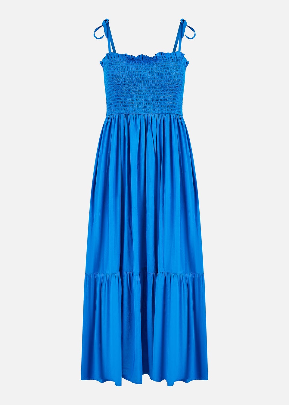 Yumi Blue Midi Sun Dress