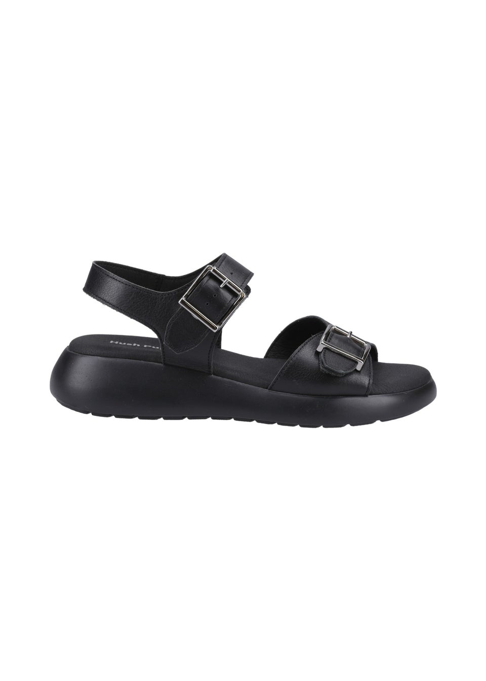 Hush Puppies Black Alison Buckle Sandal