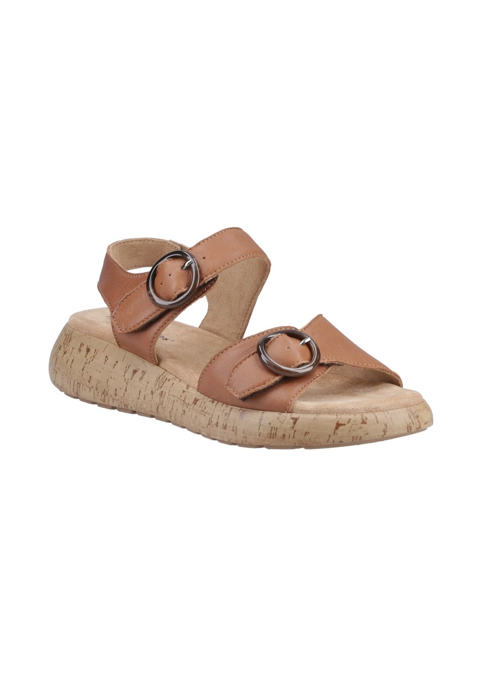 Hush Puppies Tan Alison Buckle Sandal