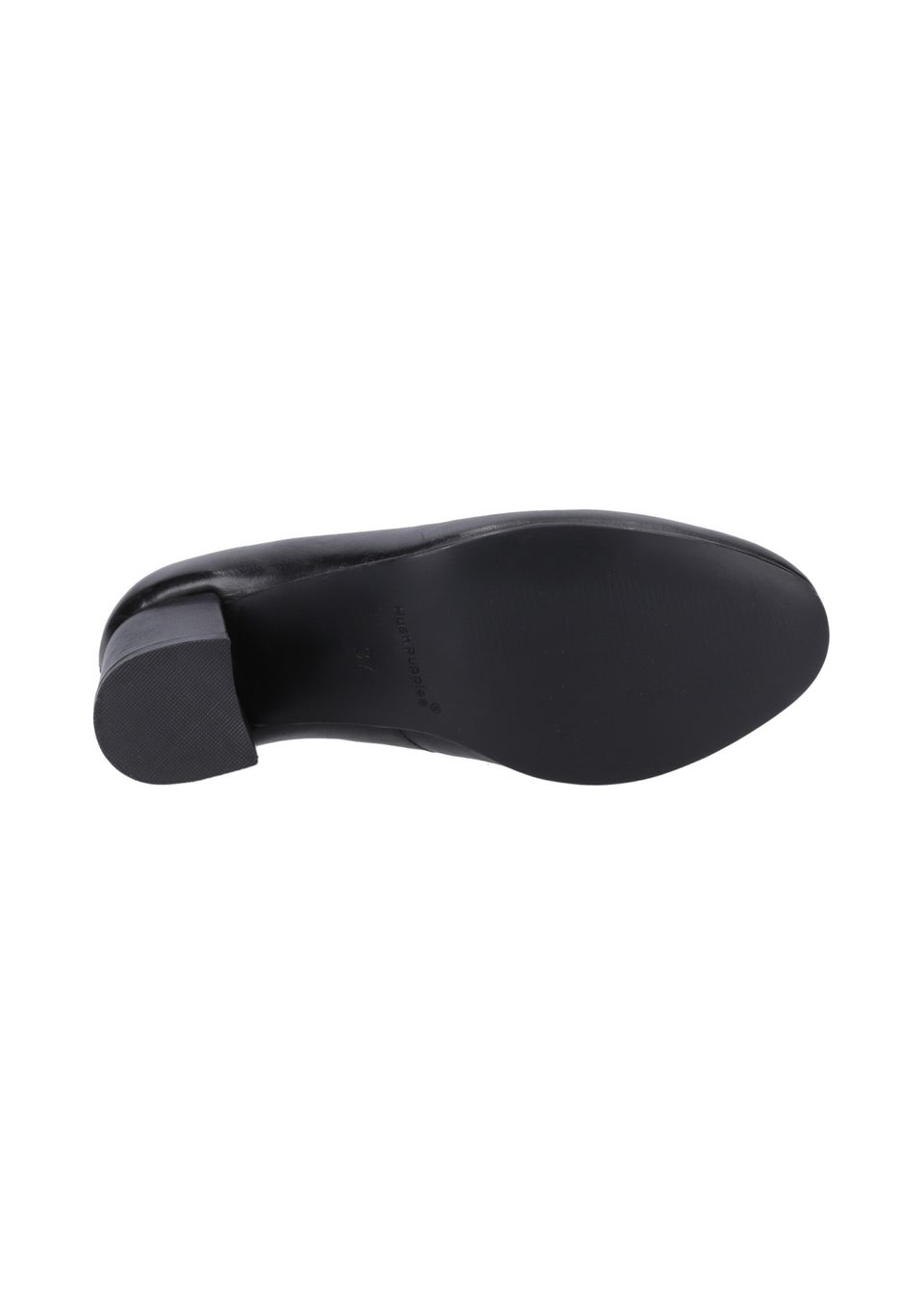 Hush Puppies Black Anna Wide Court Shoes
