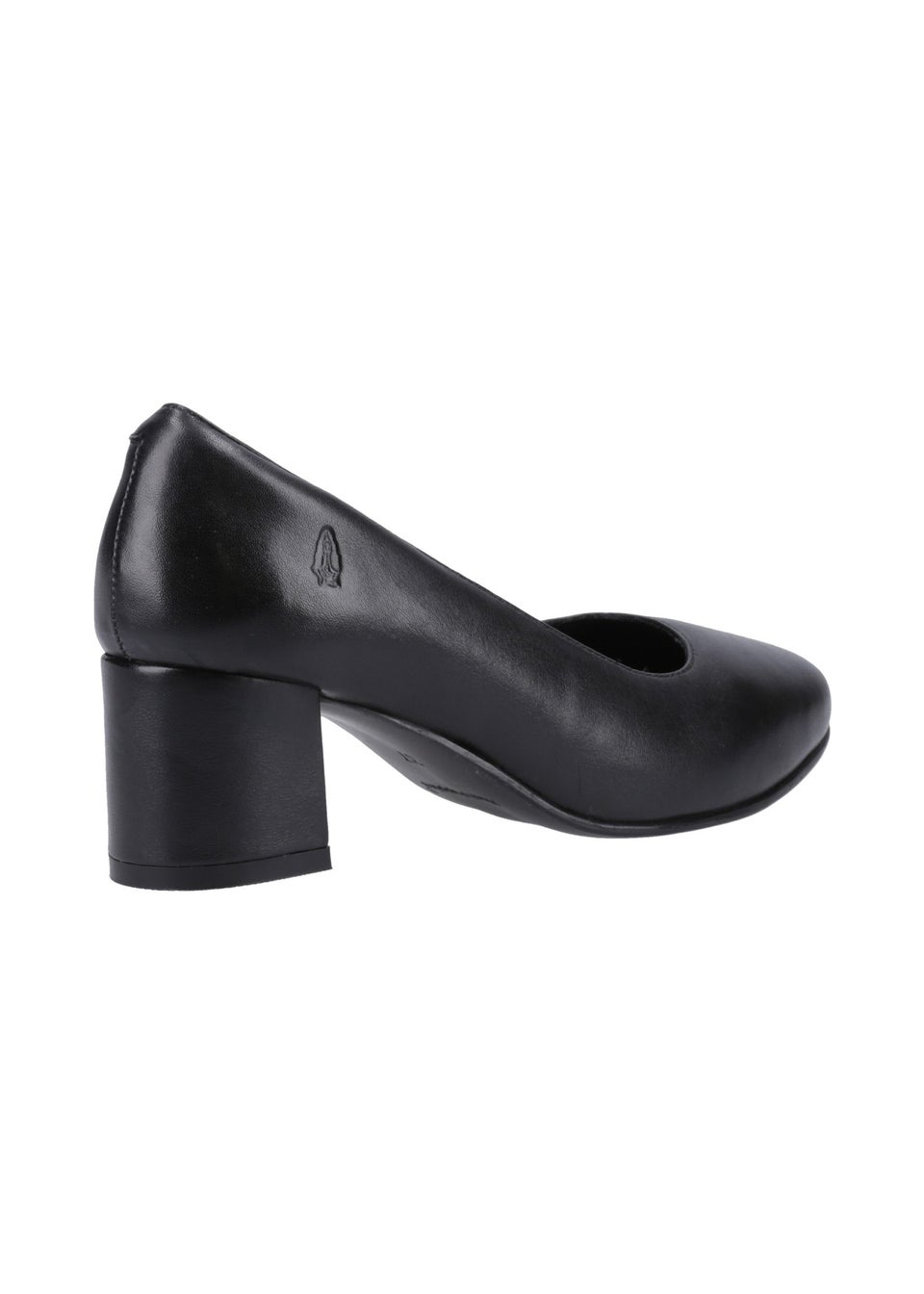 Hush Puppies Black Anna Wide Court Shoes