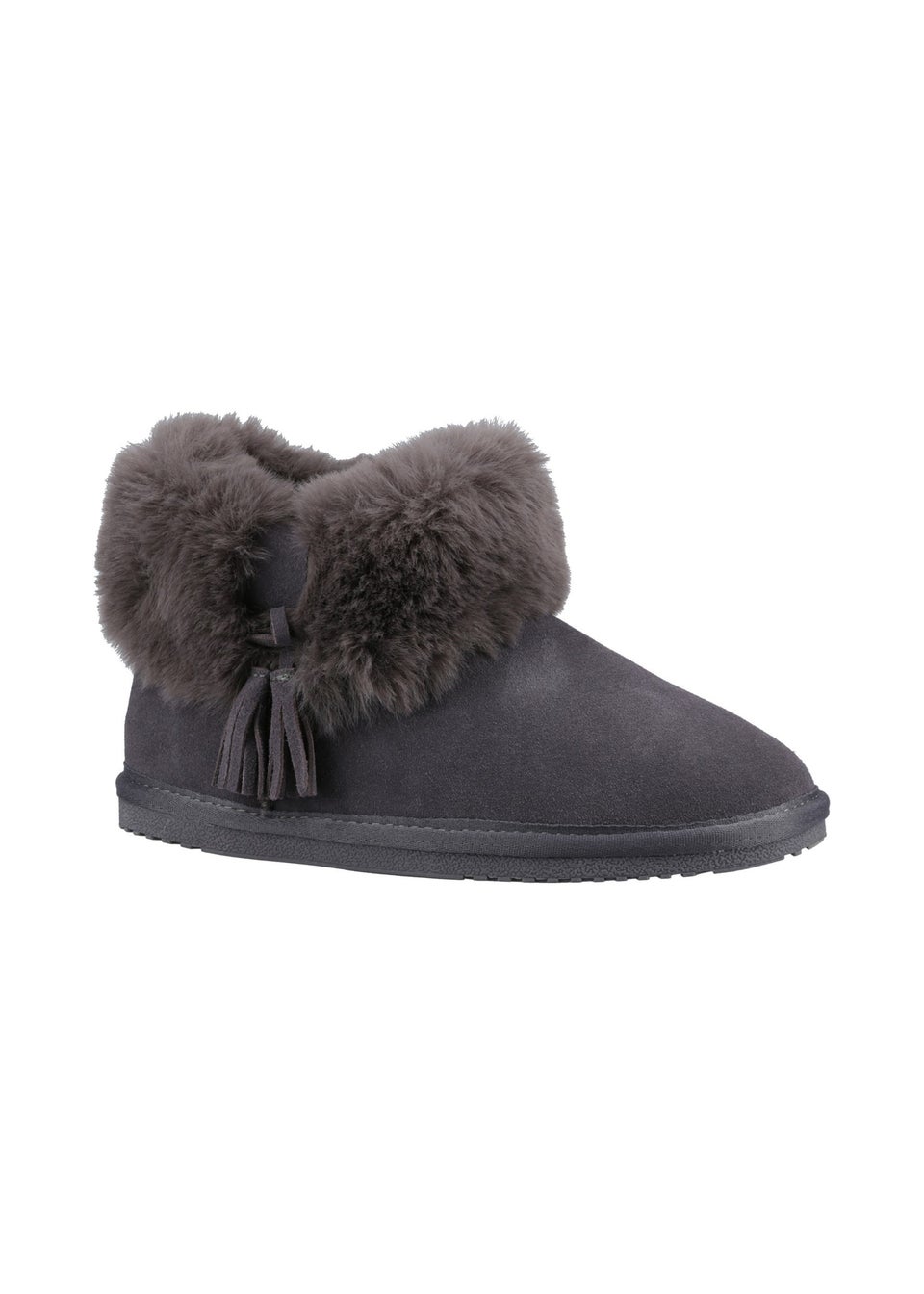 Hush Puppies Grey Ayana Slippers