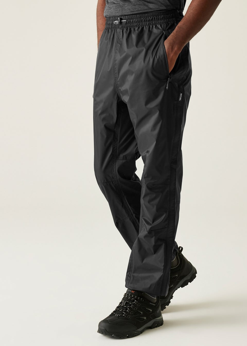 Regatta Black Active Waterproof Breathable Isolite Overtrousers